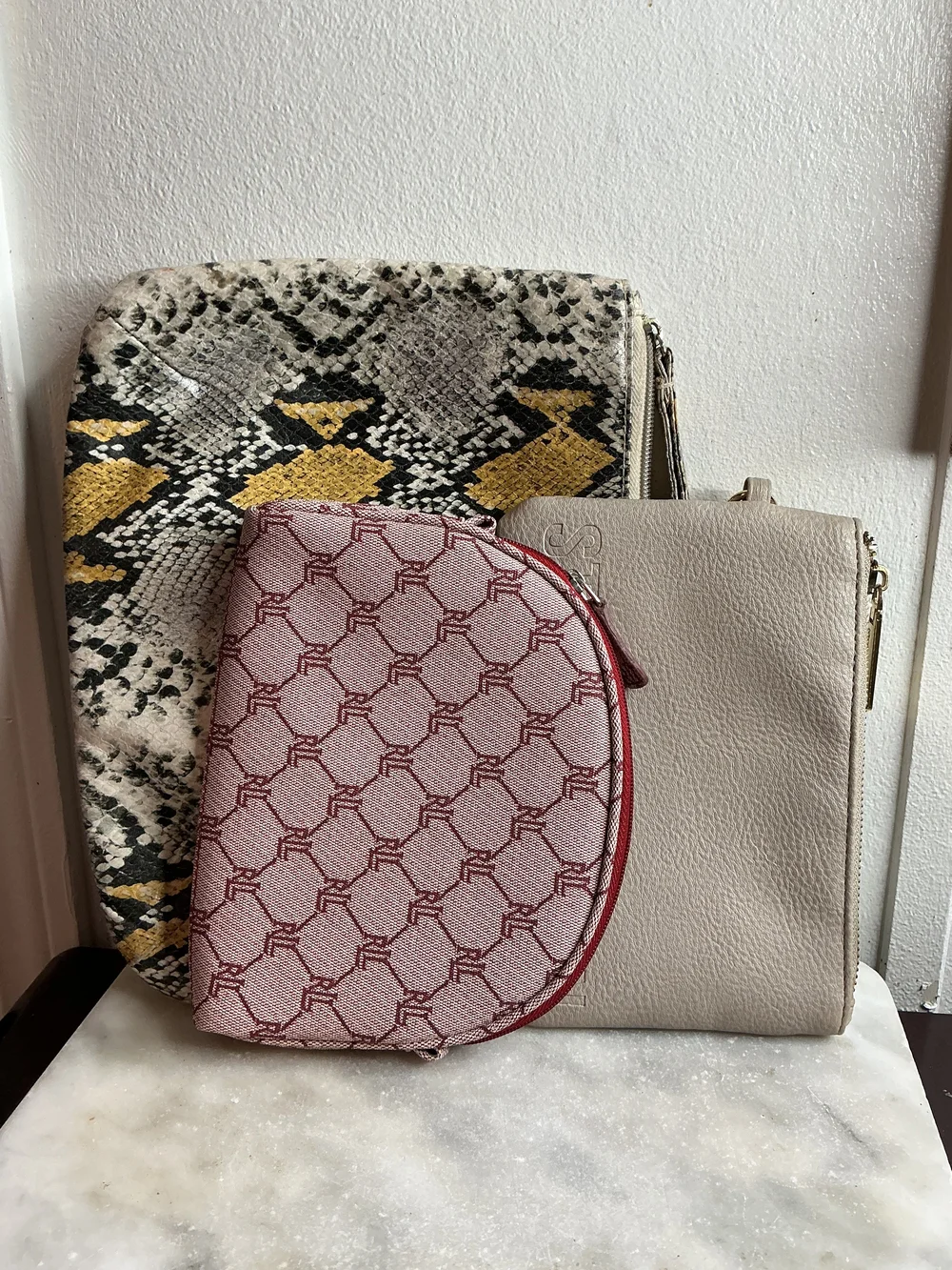 Ralph Lauren ,Elizabeth Arden And Steve Madden Pouch Makeup Bag Bundle